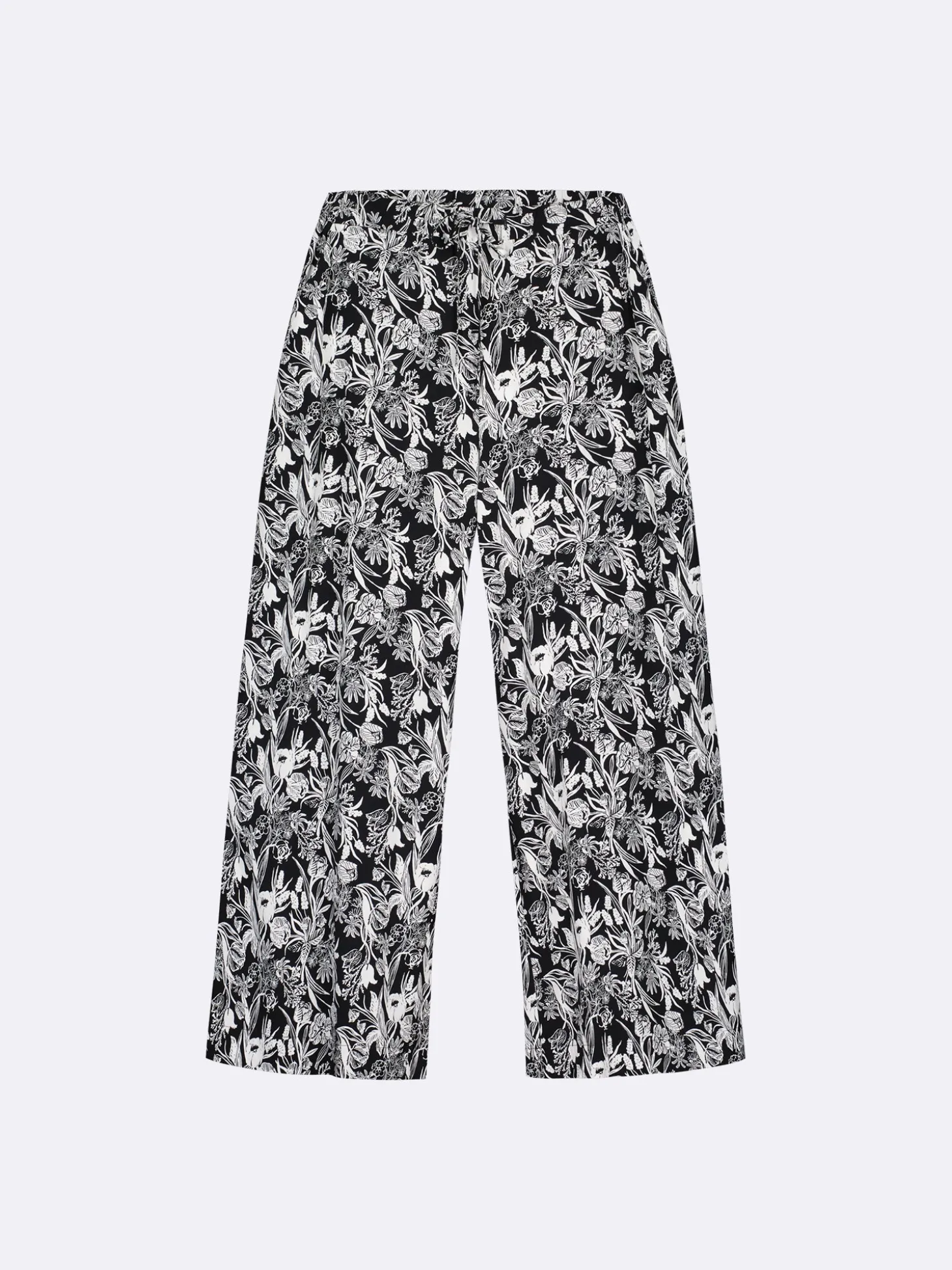 PIENI FLORISTI housut - mustavalkoinen