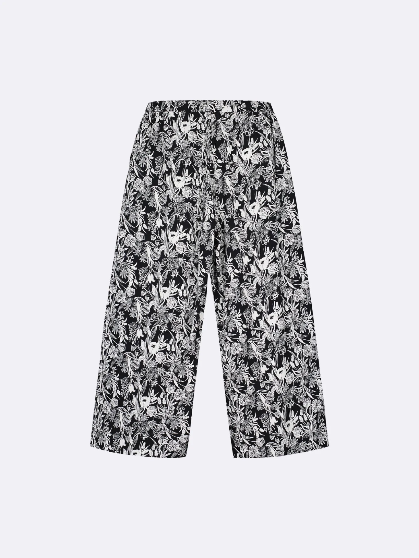 PIENI FLORISTI housut - mustavalkoinen