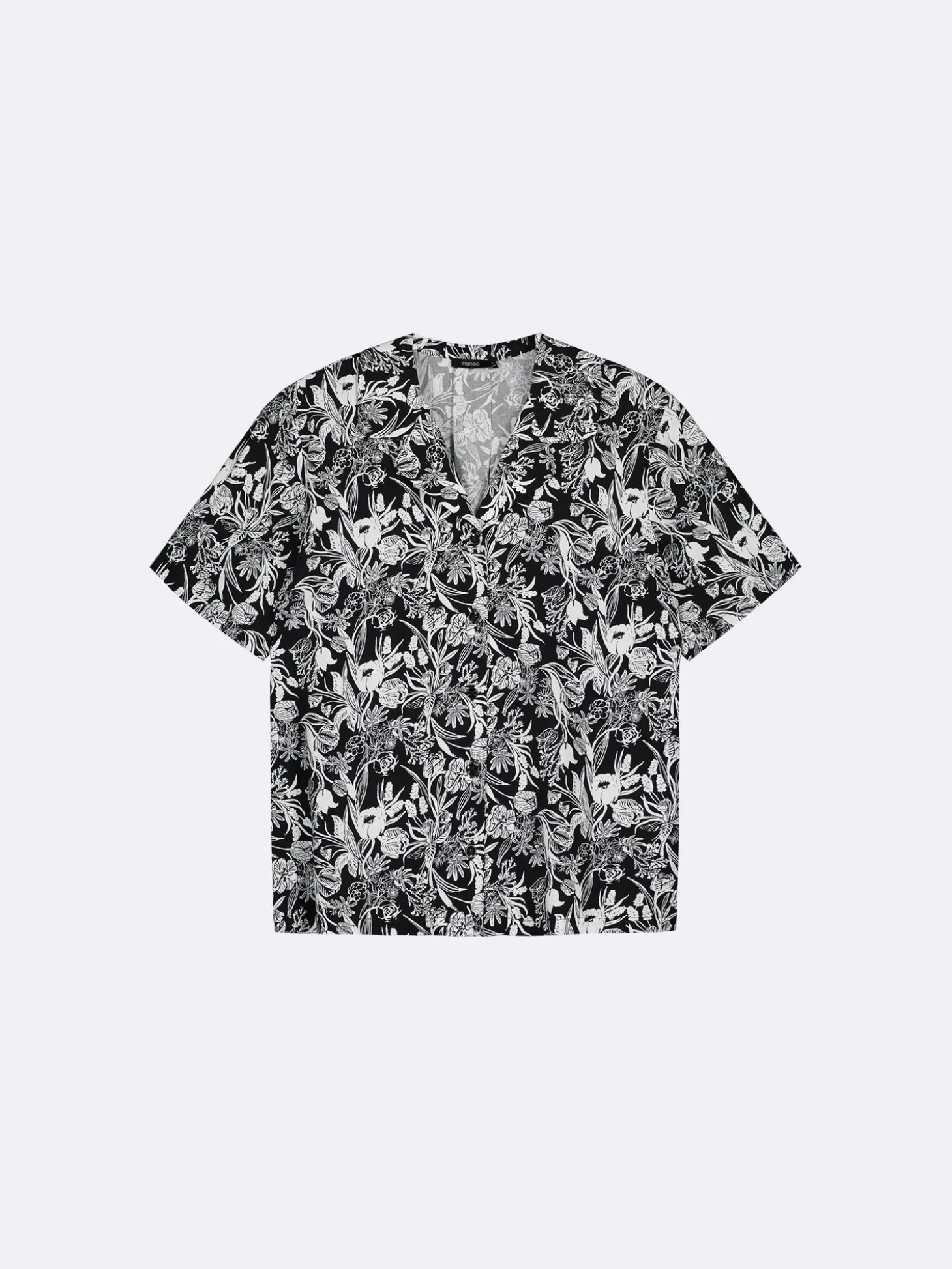 PIENI FLORISTI paitapusero - mustavalkoinen