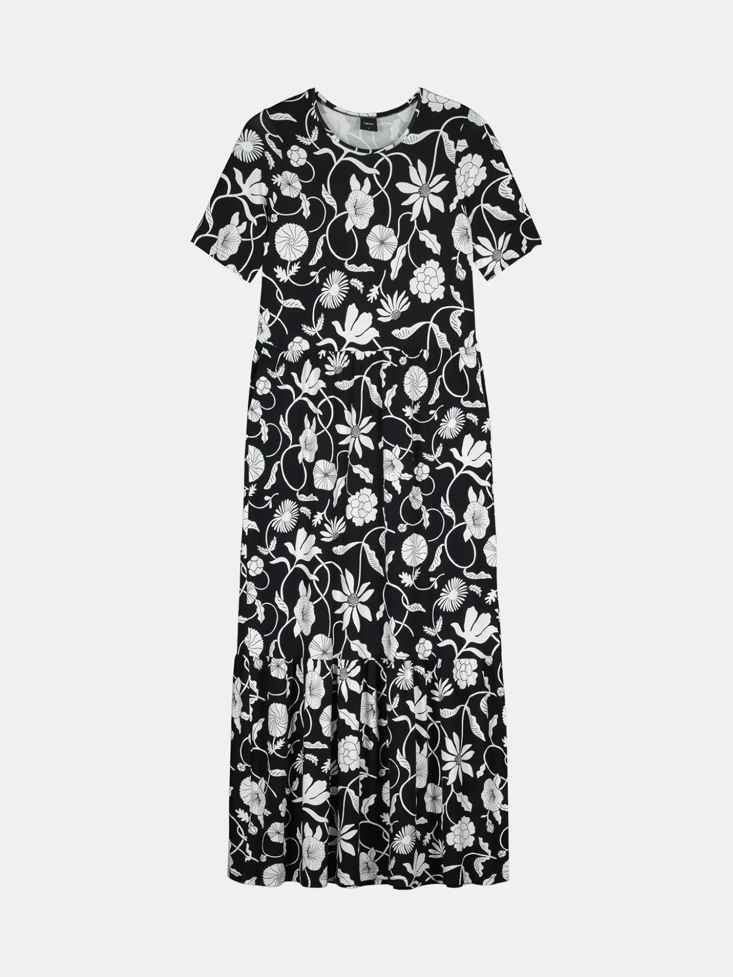 PIENI LINOKUKKA trikoomekko - mustavalkoinen