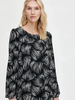 PIENI TUIJA tunika - mustavalkoinen