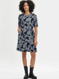 PIHLAJA lyhyt kangasmekko - musta