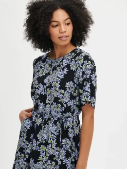 PIHLAJA lyhyt kangasmekko - musta