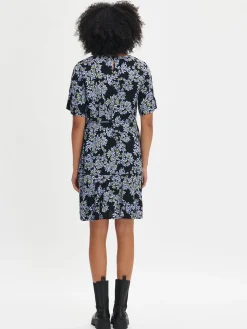 PIHLAJA lyhyt kangasmekko - musta