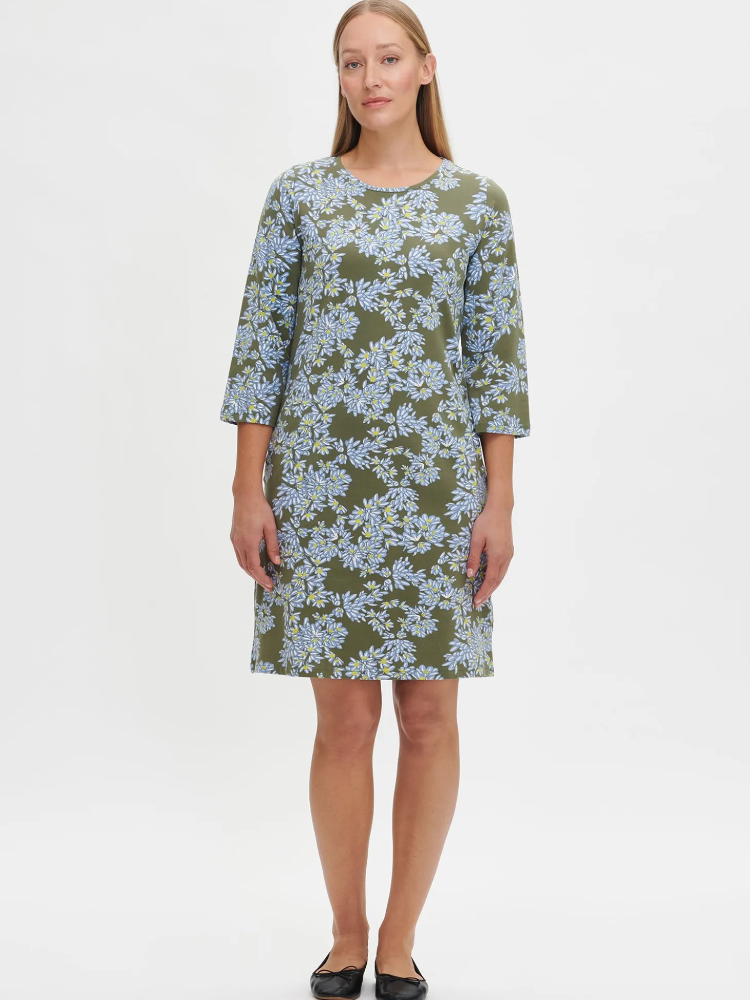 PIHLAJA trikoomekko - vihreä