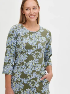 PIHLAJA trikoomekko - vihreä