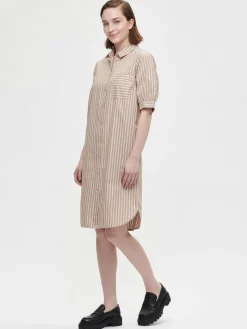 PIIRTO paitamekko - ruskea