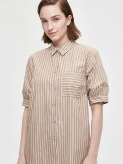 PIIRTO paitamekko - ruskea