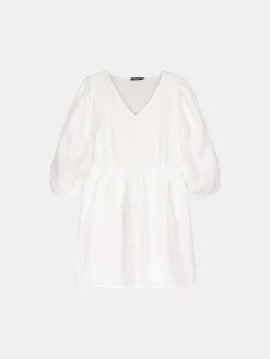 PINJA pellavamekko - valkoinen