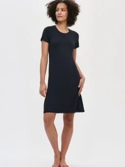 PITSI lyhyt yöpaita - musta