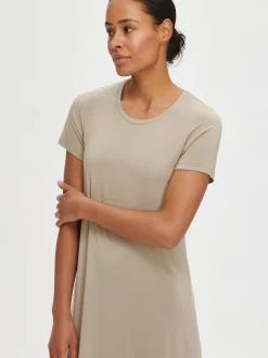 PITSI lyhyt yöpaita - ruskea