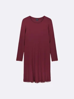 PITSI lyhyt yöpaita - viininpunainen