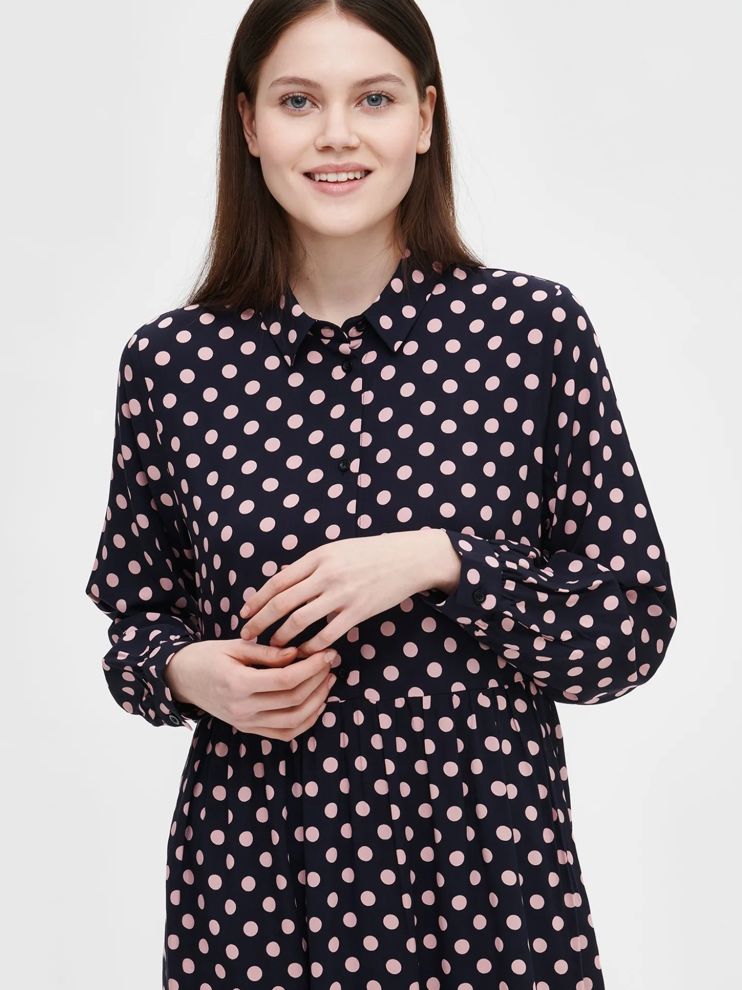 POLKKA lyhyt paitamekko - tummansininen