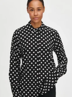 POLKKA paitapusero - mustavalkoinen