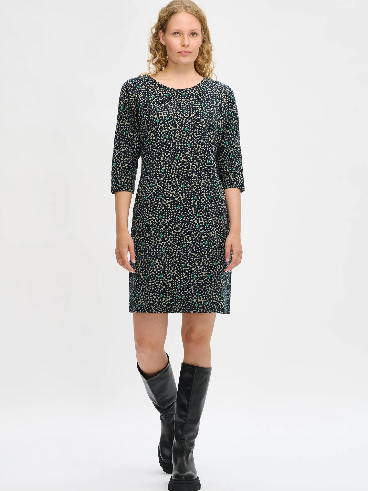 POLKU trikoomekko - vihreä