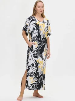 PUUTARHA kaftaani - keltainen