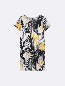 PUUTARHA lyhyt yöpaita - keltainen