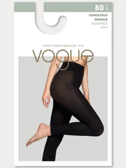 RECYCLED OPAQUE 80 den leggingsit - musta