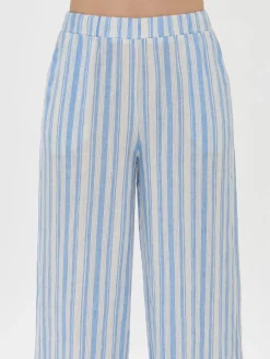 REGATTA pellavahousut - vaaleansininen