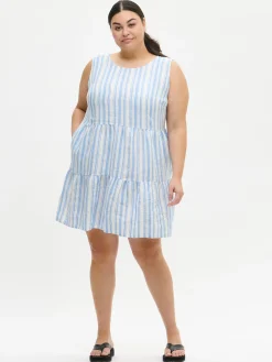 REGATTA pellavamekko - vaaleansininen