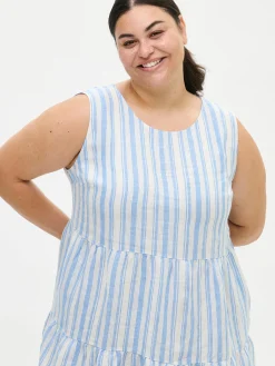 REGATTA pellavamekko - vaaleansininen