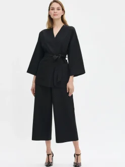 RELIEFI kimonotakki - musta