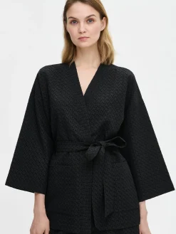 RELIEFI kimonotakki - musta