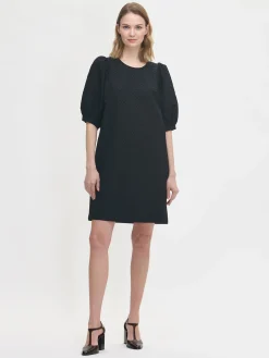 RELIEFI lyhyt kangasmekko - musta