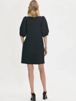 RELIEFI lyhyt kangasmekko - musta