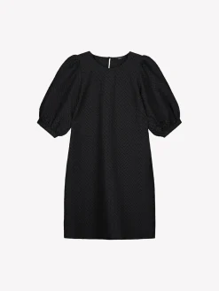 RELIEFI lyhyt kangasmekko - musta