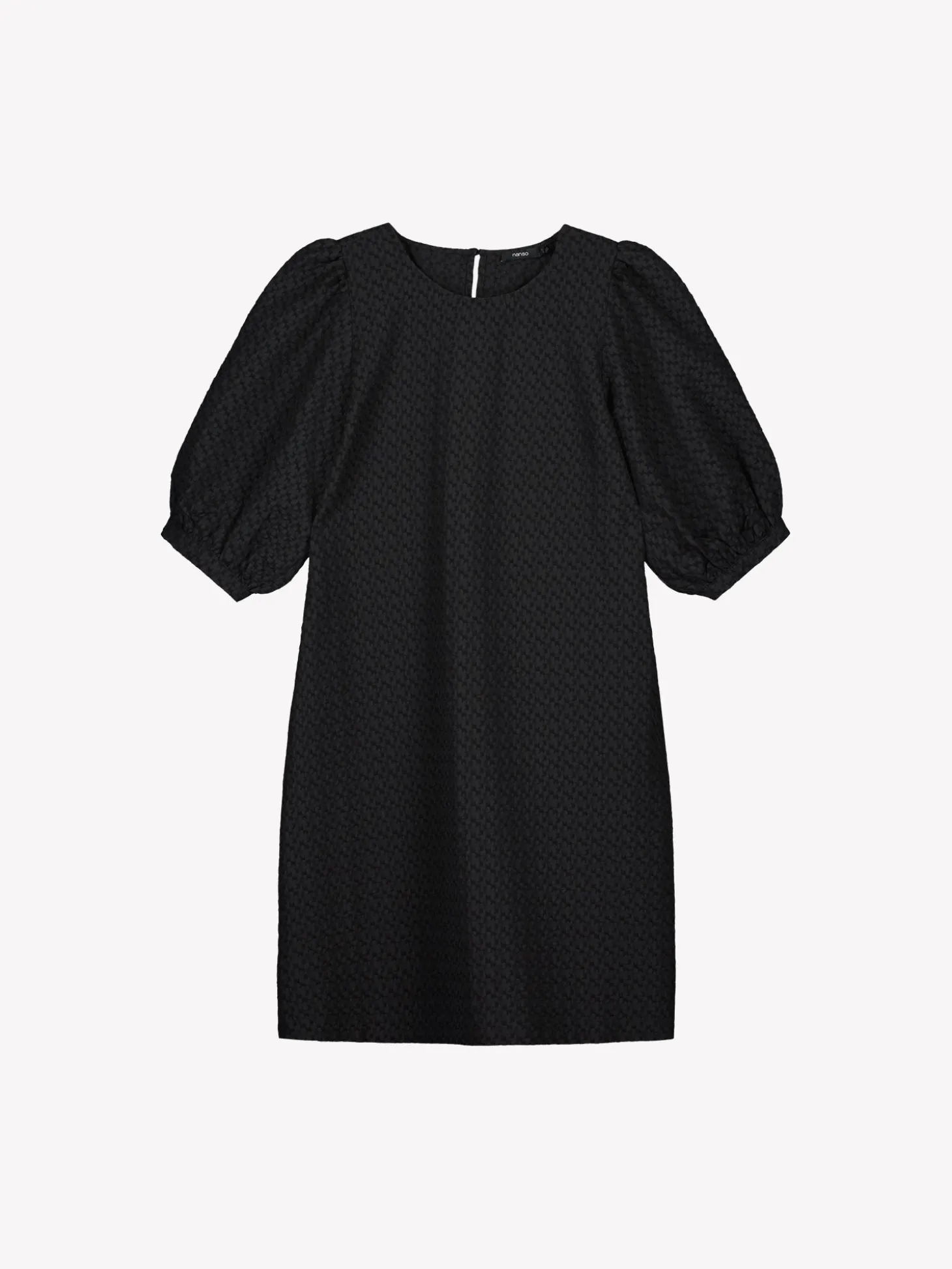 RELIEFI lyhyt kangasmekko - musta