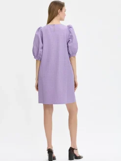 RELIEFI lyhyt kangasmekko - lila
