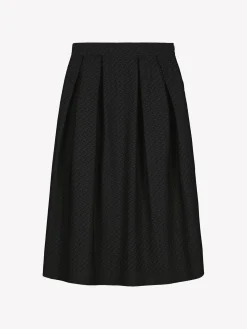 RELIEFI midi hame - musta