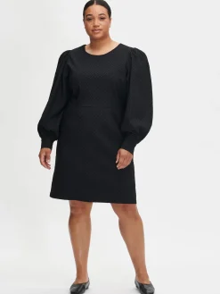 RELIEFI pitkähihainen mekko - musta