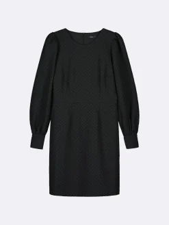 RELIEFI pitkähihainen mekko - musta