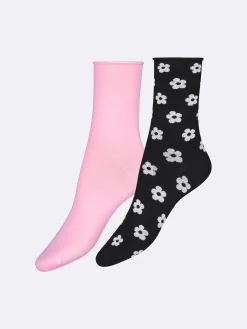 ROSA nilkkasukat, 2 paria - musta