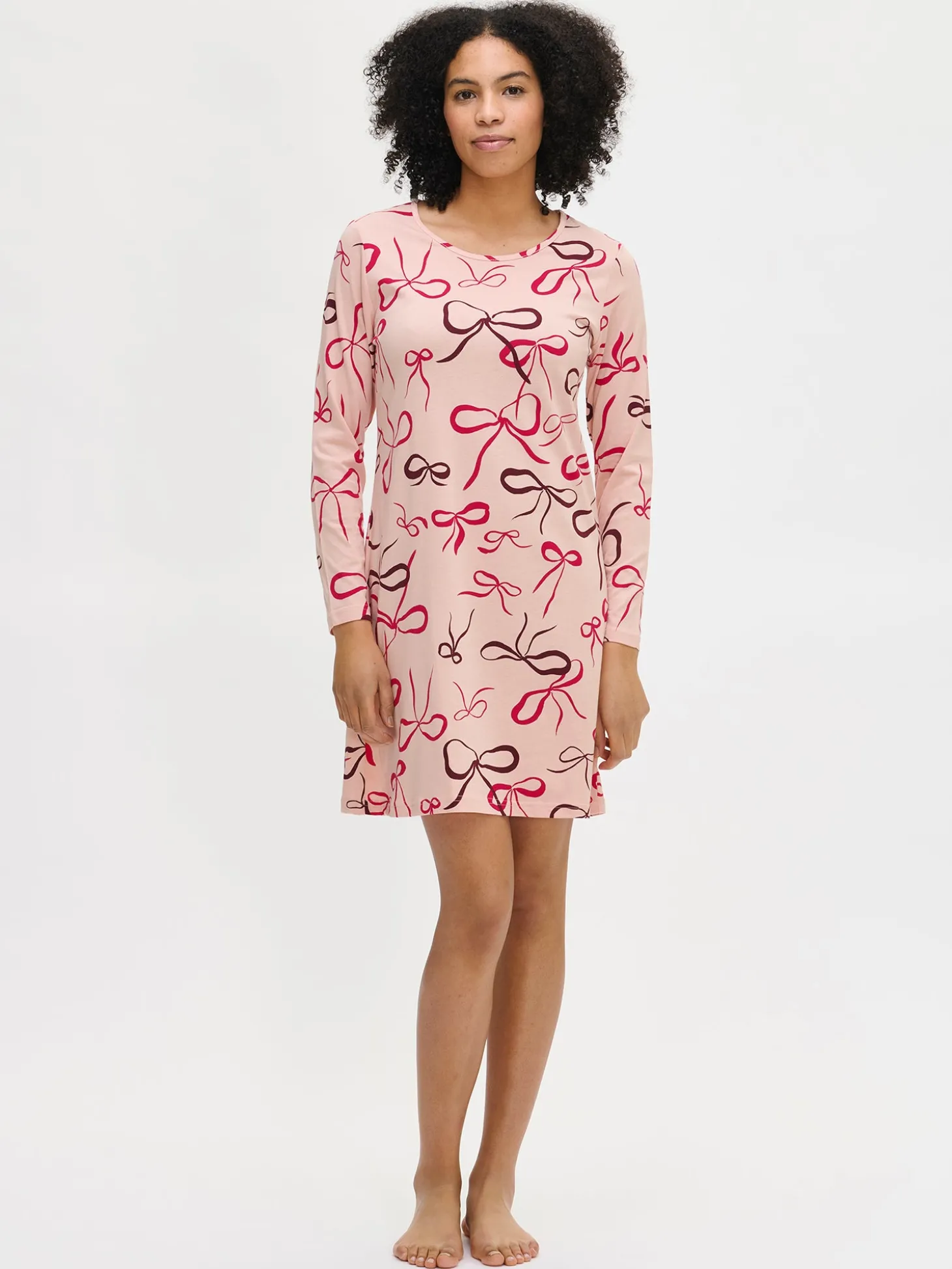 RUSETTI lyhyt yöpaita - vaaleanpunainen