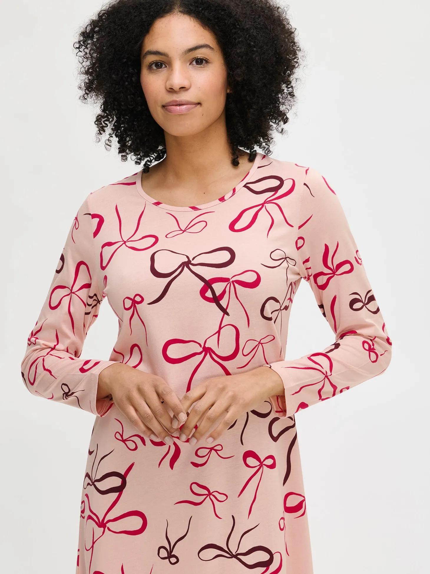 RUSETTI lyhyt yöpaita - vaaleanpunainen