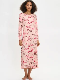 RUSETTI pitkä yöpaita - vaaleanpunainen