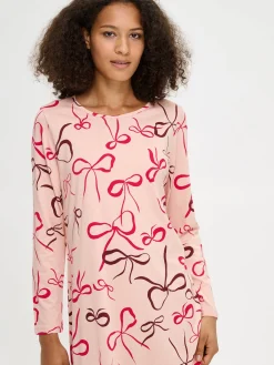 RUSETTI pitkä yöpaita - vaaleanpunainen