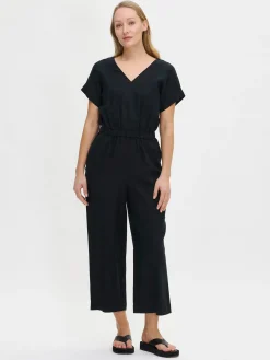 SAARI pellavahaalari - musta