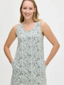 SAMETTIKUKAT hihaton mekko - vihreä