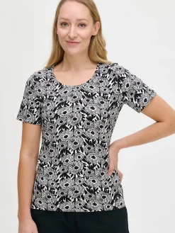 SAMETTIKUKAT t-paita - musta