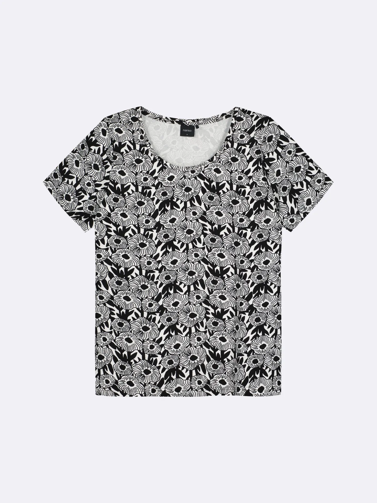 SAMETTIKUKAT t-paita - musta