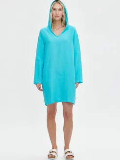 SARASTUS hupparimekko - turkoosi