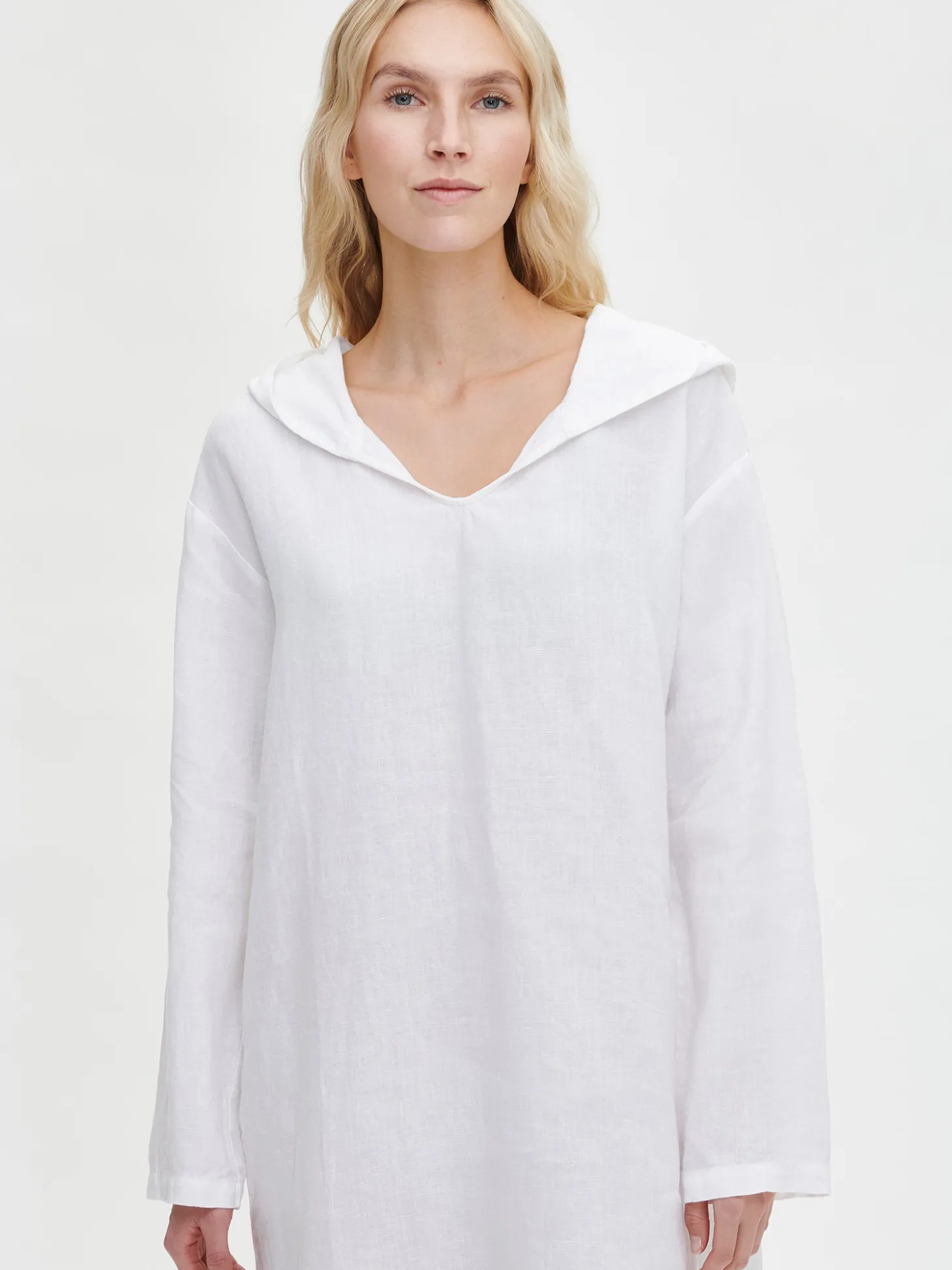 SARASTUS hupparimekko - valkoinen