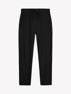 SARASTUS pellavahousut - musta