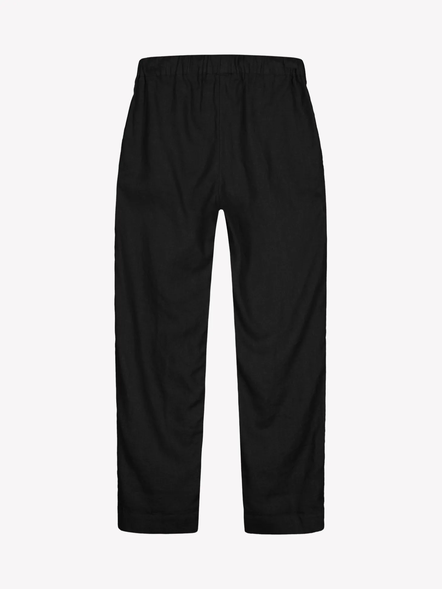 SARASTUS pellavahousut - musta