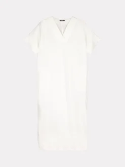 SARASTUS pellavakaftaani - valkoinen