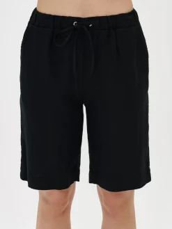 SARASTUS pellavashortsit - musta